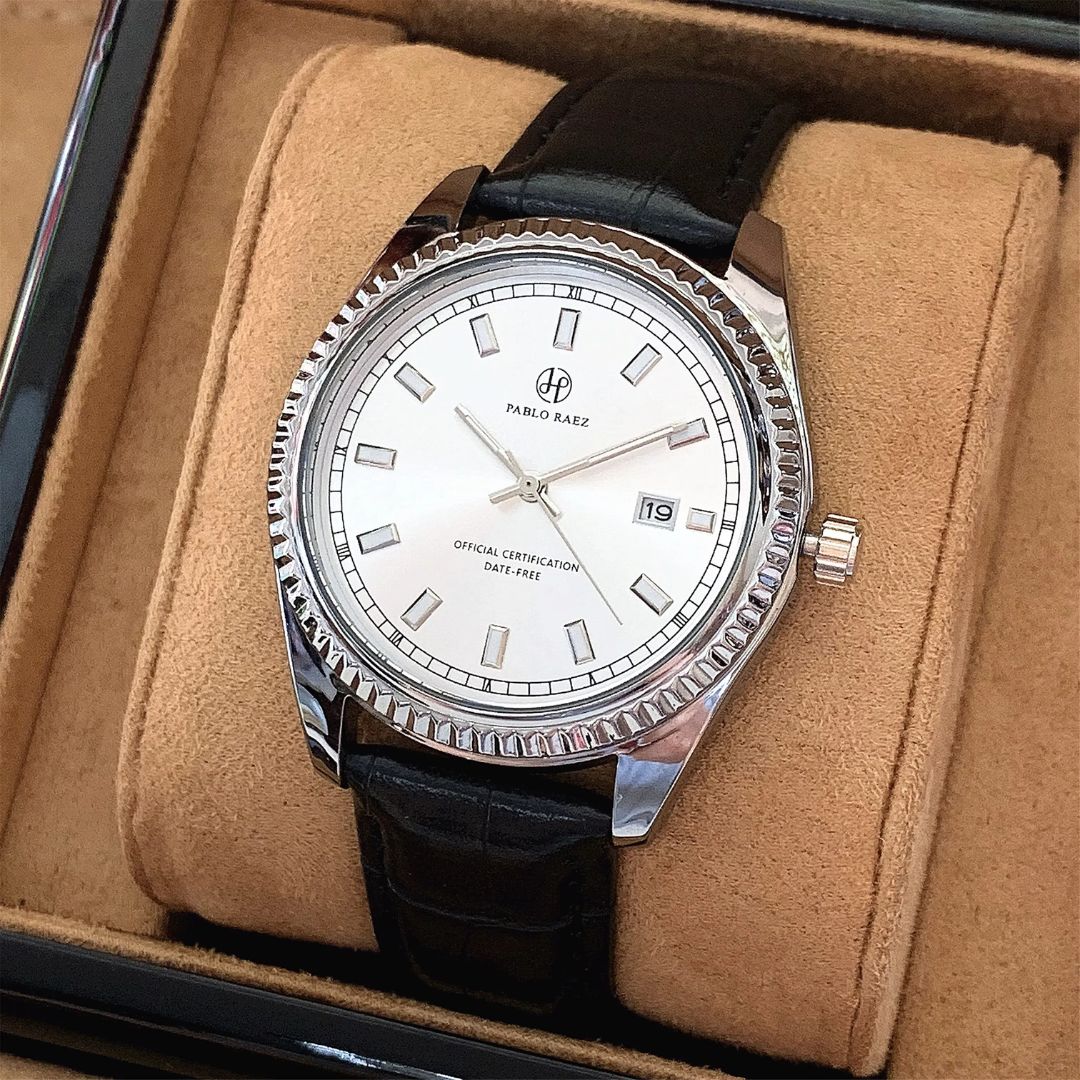 Pablo Raez Helios White Watch