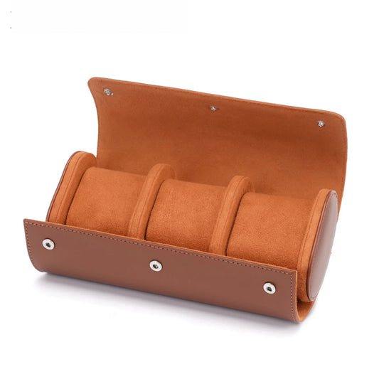 Premium Brown Leather Case 3 Slots - Pablo Raez
