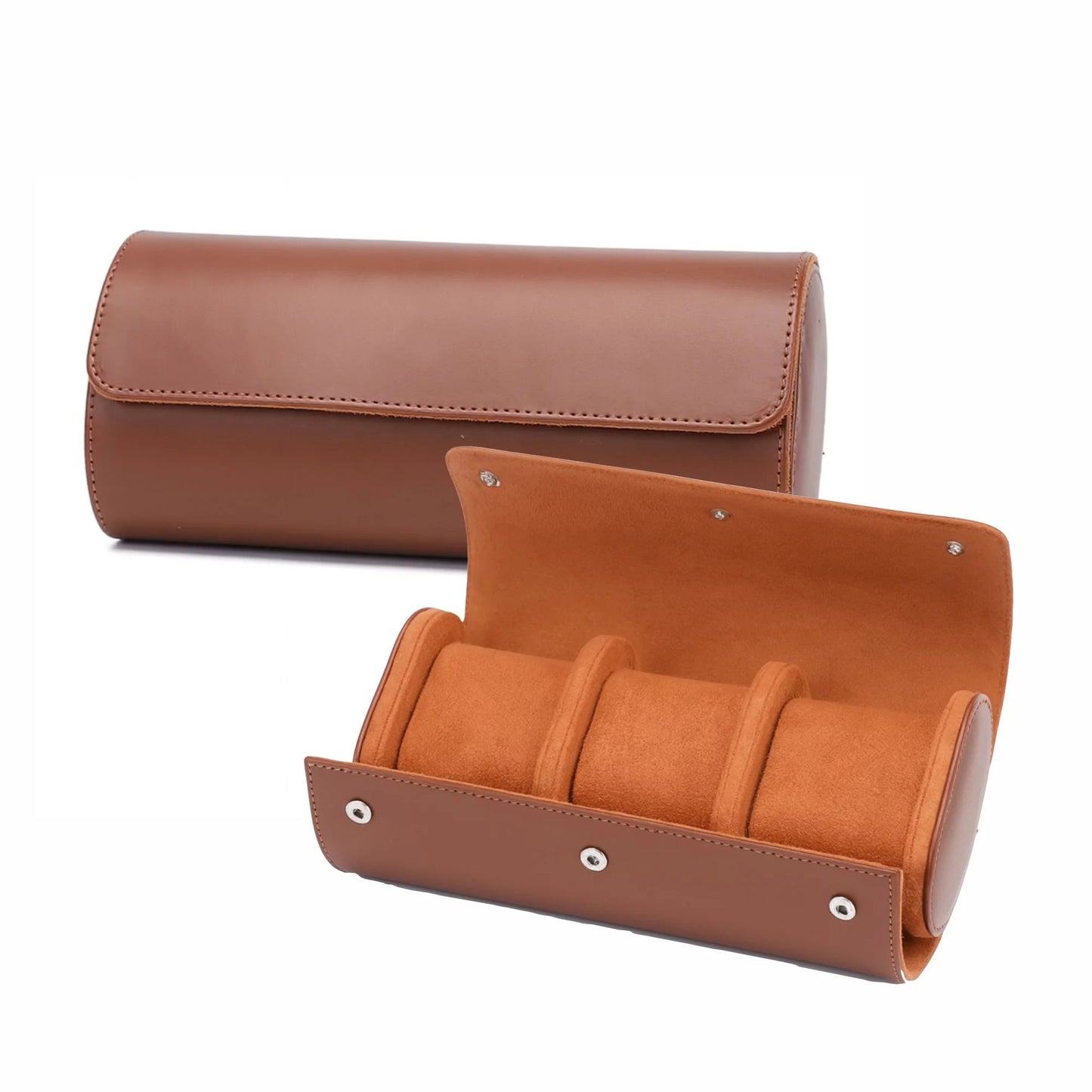 Premium Brown Leather Case 3 Slots - Pablo Raez